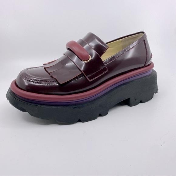 4CCCCEES Crunch Fringe Loafers. Color Oxblood SZ 6.5 - Picture 7 of 14